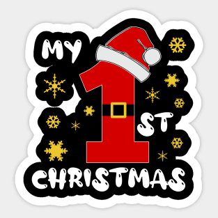 My First Christmas Sticker